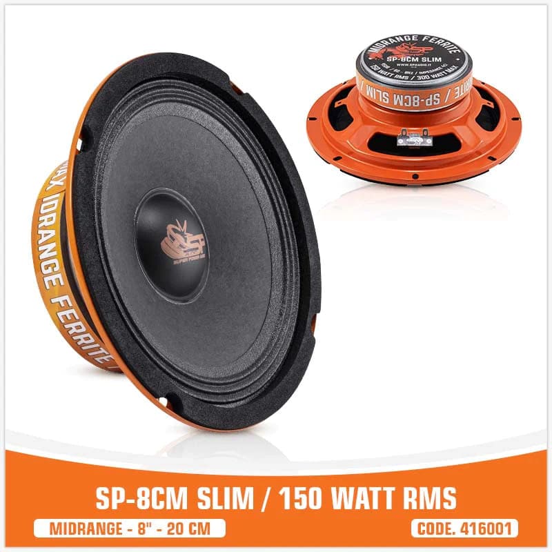 SP-8CM SLIM / 150W RMS