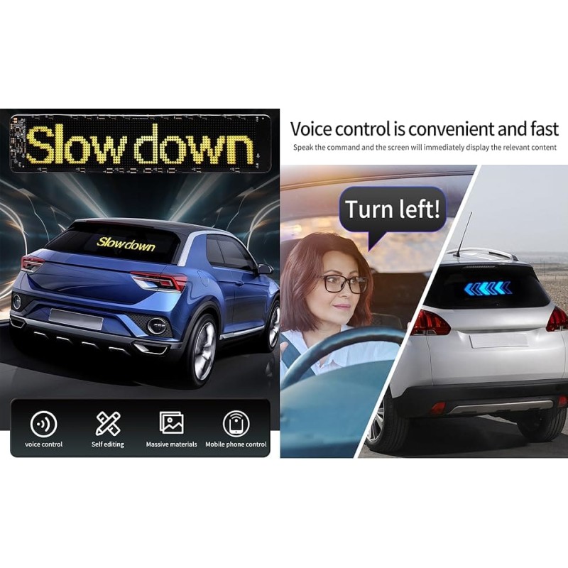 Afișaj LED Auto Programabil K7