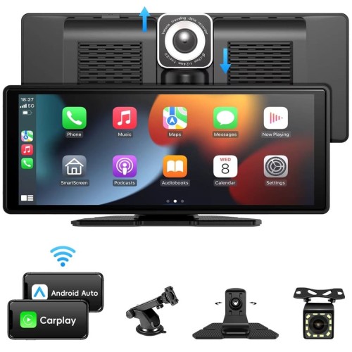 Display auto T26D 10.26" AndroidAuto/CarPlay, Bluetooth, FM