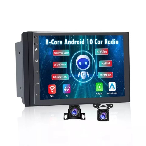2DIN CAR PLAYER A18 QLED ANDROID UNIVERSAL (v3)