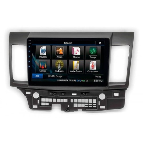 Штатная магнитола 22-006: 10.1-inch для MITSUBISHI LANCER Х 2007-2017, GALANT FORTIS 2007-2015 - A6