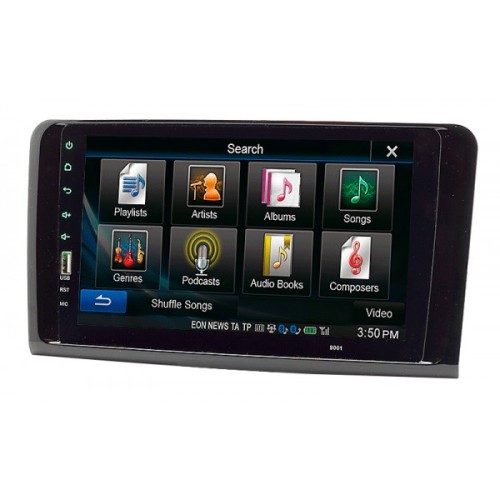 Штатная магнитола 22-023: 9-inch для MERCEDES-BENZ M-CLASS (W164) 2005-2011, GL-CLASS (X164) 2006-2012 - Q8