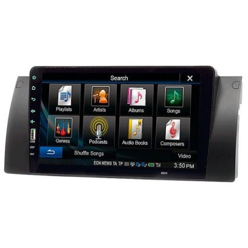 Штатная магнитола 22-041: 9-inch для BMW 5 SERIES (E39) 1995-2003, X5 (E53) 1999-2006 - Q8