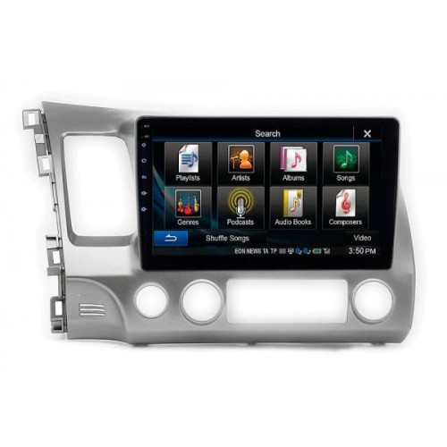 Штатная магнитола 22-063: 10.1-inch для HONDA CIVIC (SEDAN) 2007-2011 - A6