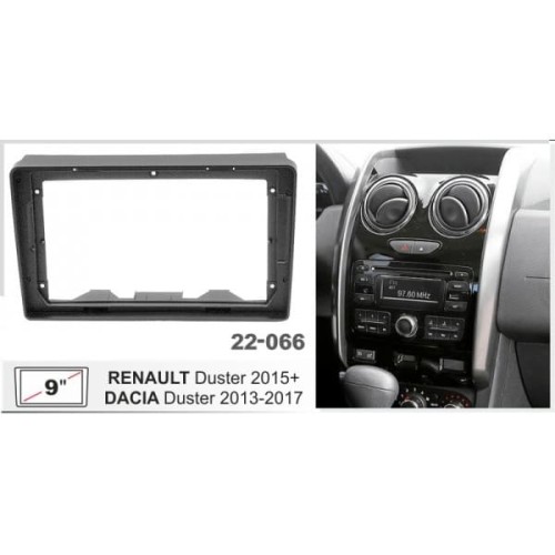 Штатная магнитола 22-066: 9-inch для DACIA DUSTER 2013-2017 - A6