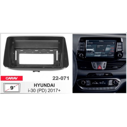 Sistem multimedia audio BORD 22-071: 9-inch HYUNDAI I-30 (PD) 2017-2024 - Q8