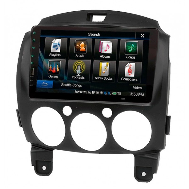 Штатная магнитола 22-079: 9-inch для MAZDA 2, DEMIO 2007-2014 - Q8