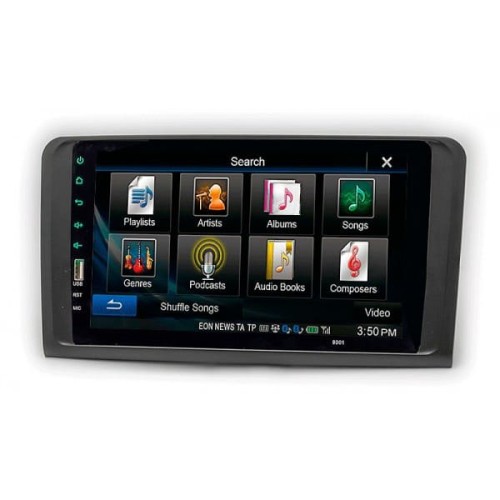 Штатная магнитола 22-087: 9-inch для MERCEDES-BENZ M-CLASS (W164) 2005-2011, GL-CLASS (X164) 2006-2012 - A18