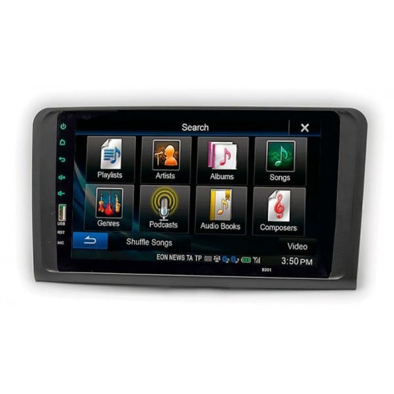 Штатная магнитола 22-087: 9-inch для MERCEDES-BENZ M-CLASS (W164) 2005-2011, GL-CLASS (X164) 2006-2012 - A18