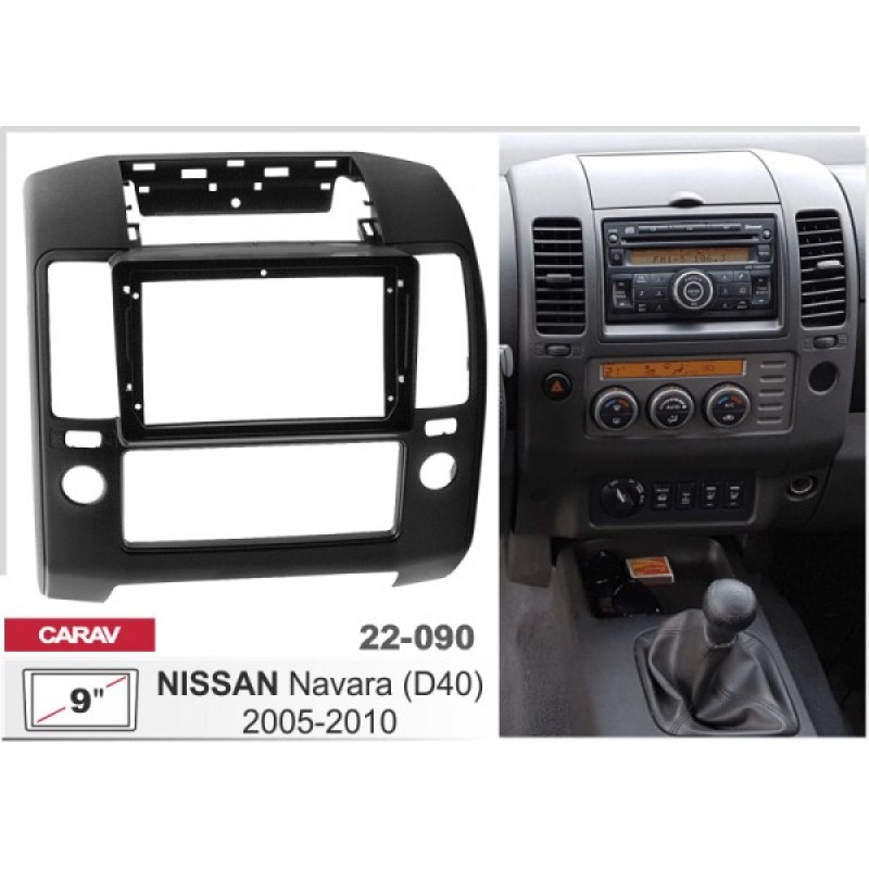 Sistem multimedia audio BORD 22-090: 9-inch NISSAN NAVARA (D40) 2005-2010, PATHFINDER (R51) 2004-2010 - A09D