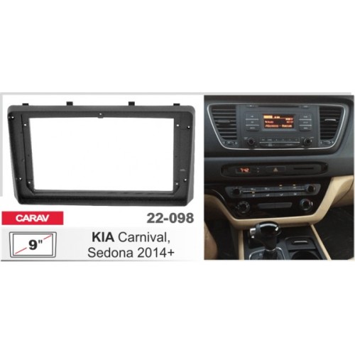 Штатная магнитола 22-098: 9-inch для KIA CARNIVAL, SEDONA 2014-2021 - N10Pro