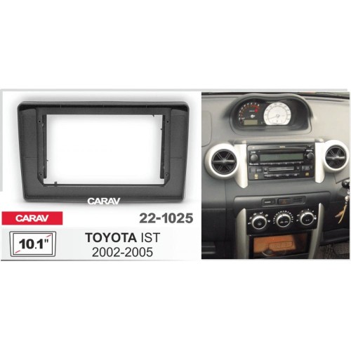 Sistem multimedia audio BORD 22-1025: 10.1-inch TOYOTA IST 2002-2005 - A16