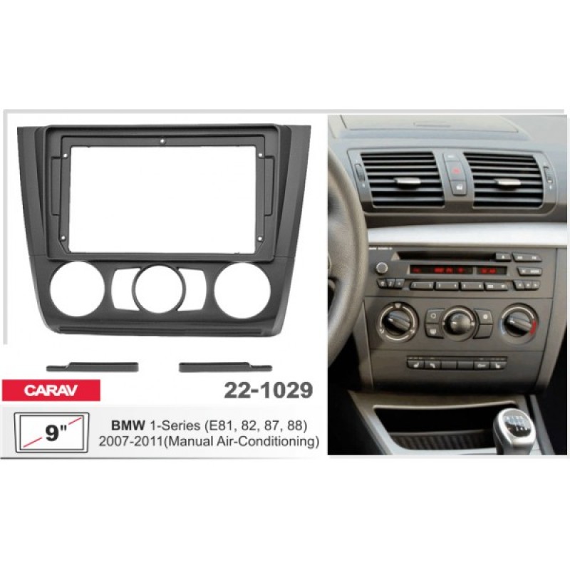 Sistem multimedia audio BORD 22-1029: 9-inch BMW 1 SERIES (E81, E82, E87, E88) 2007-2011 - A10D