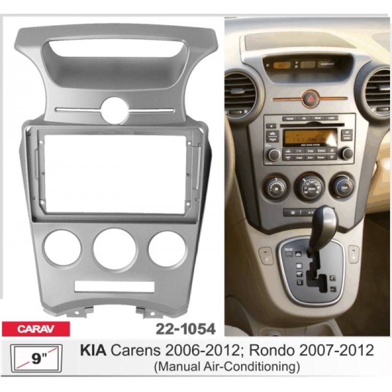 Sistem multimedia audio BORD 22-1054: 9-inch KIA CARENS 2006-2012, RONDO 2007-2012 - N10Pro