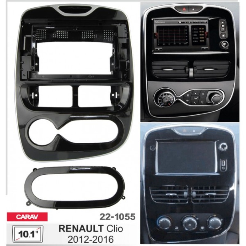Sistem multimedia audio BORD 22-1055: 10.1-inch RENAULT CLIO 2012-2016 - Q8