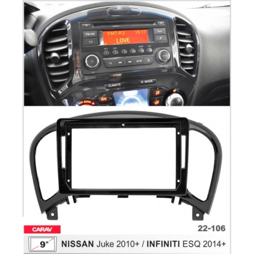 Sistem multimedia audio BORD 22-106: 9-inch NISSAN JUKE 2011-2019 - N10Pro