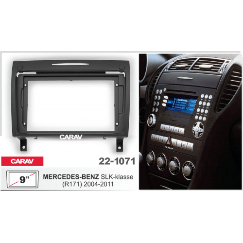 Штатная магнитола 22-1071: 9-inch для MERCEDES-BENZ SLK-CLASS (R171) 2004-2011 - A18
