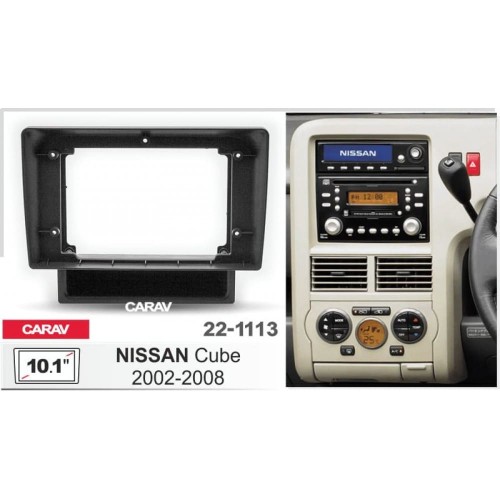 Sistem multimedia audio BORD 22-1113: 10.1-inch NISSAN CUBE 2002-2008 - G10