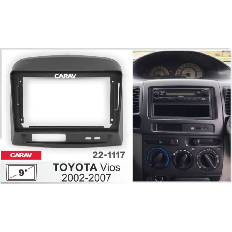 Sistem multimedia audio BORD 22-1117: 9-inch TOYOTA VIOS 2002-2007 - A10D