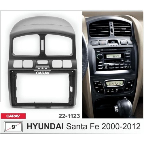Sistem multimedia audio BORD 22-1123: 9-inch HYUNDAI SANTA FE 2000-2006 - A7