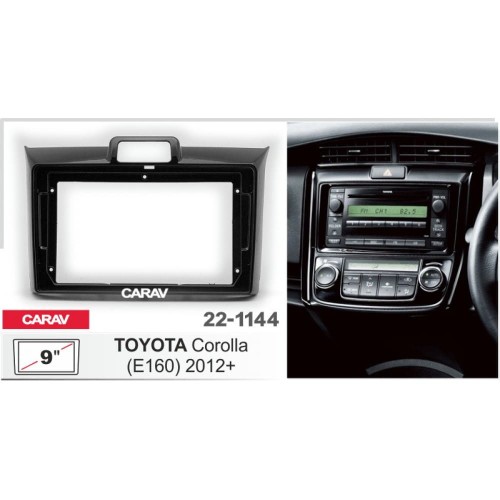 Штатная магнитола 22-1144: 9-inch для TOYOTA COROLLA (E160) 2012-2024 - A10D