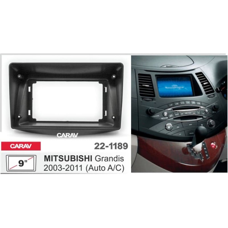 Sistem multimedia audio BORD 22-1189: 9-inch MITSUBISHI GRANDIS 2003-2011 - Q9