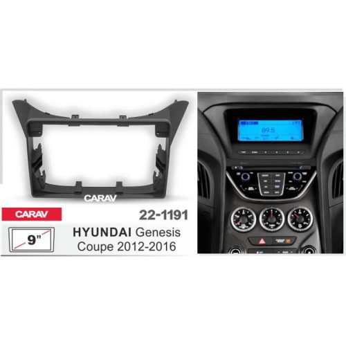 Штатная магнитола 22-1191: 9-inch для HYUNDAI GENESIS COUPE 2012-2016 - N10Pro