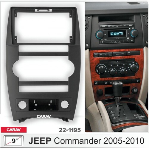 Sistem multimedia audio BORD 22-1195: 9-inch JEEP COMMANDER 2005-2010 - A6