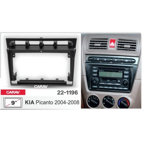 Штатная магнитола 22-1196: 9-inch для KIA PICANTO 2004-2008 - Q8