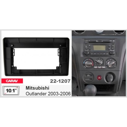 Sistem multimedia audio BORD 22-1207: 10.1-inch MITSUBISHI OUTLANDER 2003-2006, AIRTREK 2001-2005 - A10D