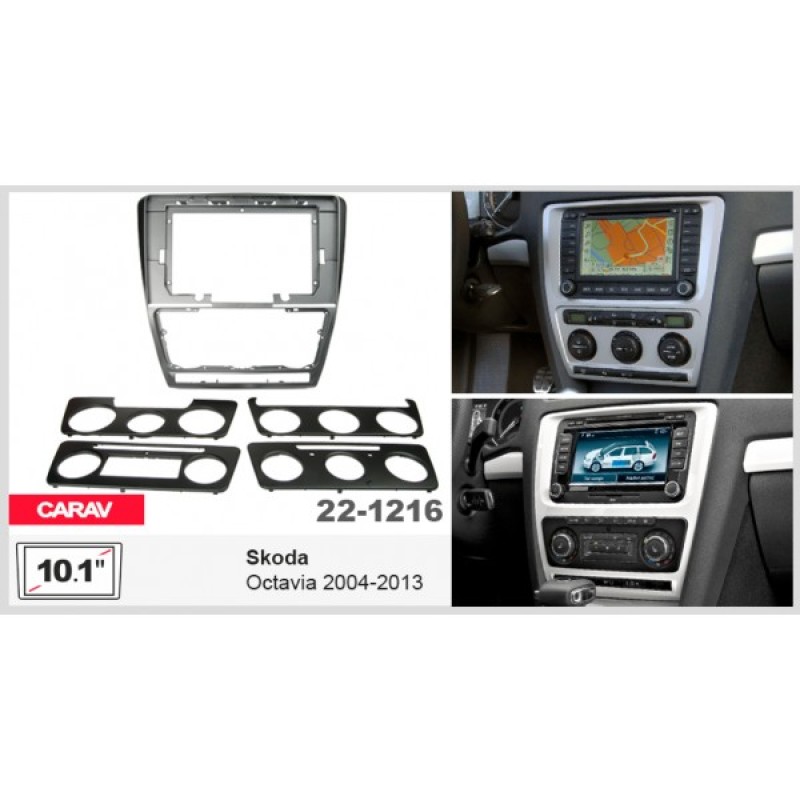 Штатная магнитола 22-1216: 10.1-inch для SKODA OCTAVIA 2004-2013 - Q8