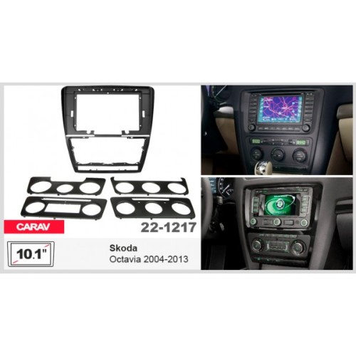 Штатная магнитола 22-1217: 10.1-inch для SKODA OCTAVIA 2004-2013 - A18