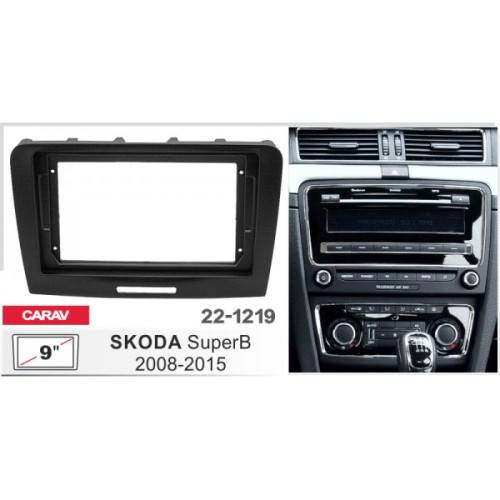 Штатная магнитола 22-1219: 9-inch для SKODA SUPERB 2008-2015 - Q8