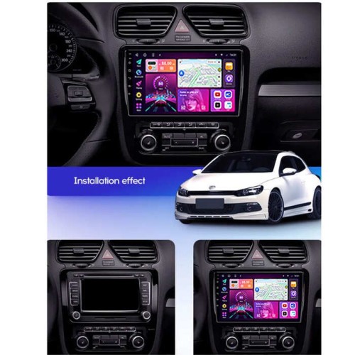 Sistem multimedia audio BORD 22-1242: 9-inch VOLKSWAGEN SCIROCCO 2014-2017 - A6
