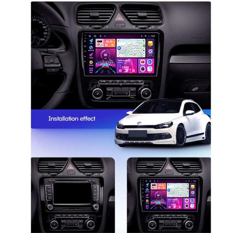 Sistem multimedia audio BORD 22-1242: 9-inch VOLKSWAGEN SCIROCCO 2014-2017 - A6