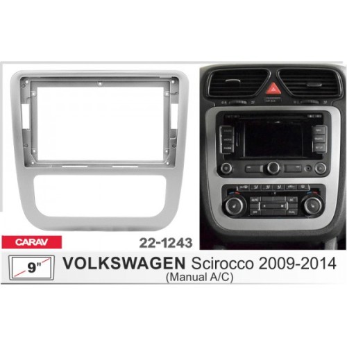 Sistem multimedia audio BORD 22-1243: 9-inch VOLKSWAGEN SCIROCCO 2009-2014 - A10D