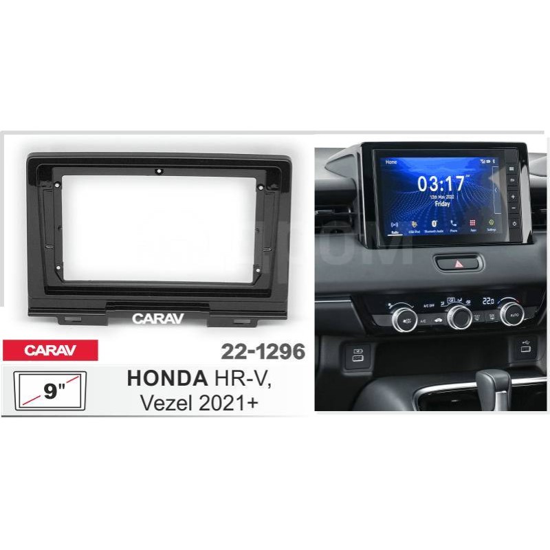 Штатная магнитола 22-1296: 9-inch для HONDA HR-V, VEZEL 2021-2024 - A6