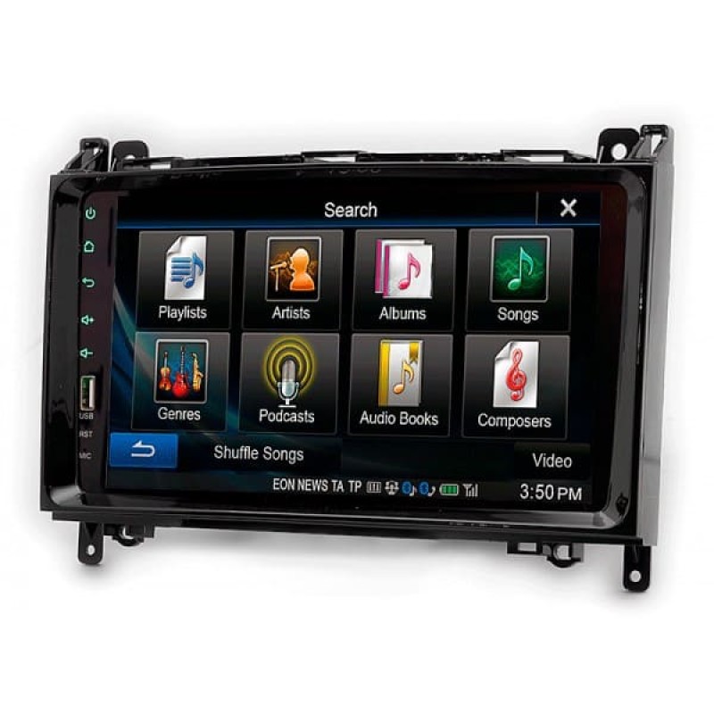 Штатная магнитола 22-133: 9-inch для MERCEDES-BENZ A-CLASS (W169) 2004-2012, В-CLASS (W245) 2005-2011, VITO 2006-2014, VIANO 2006-2014 - A6