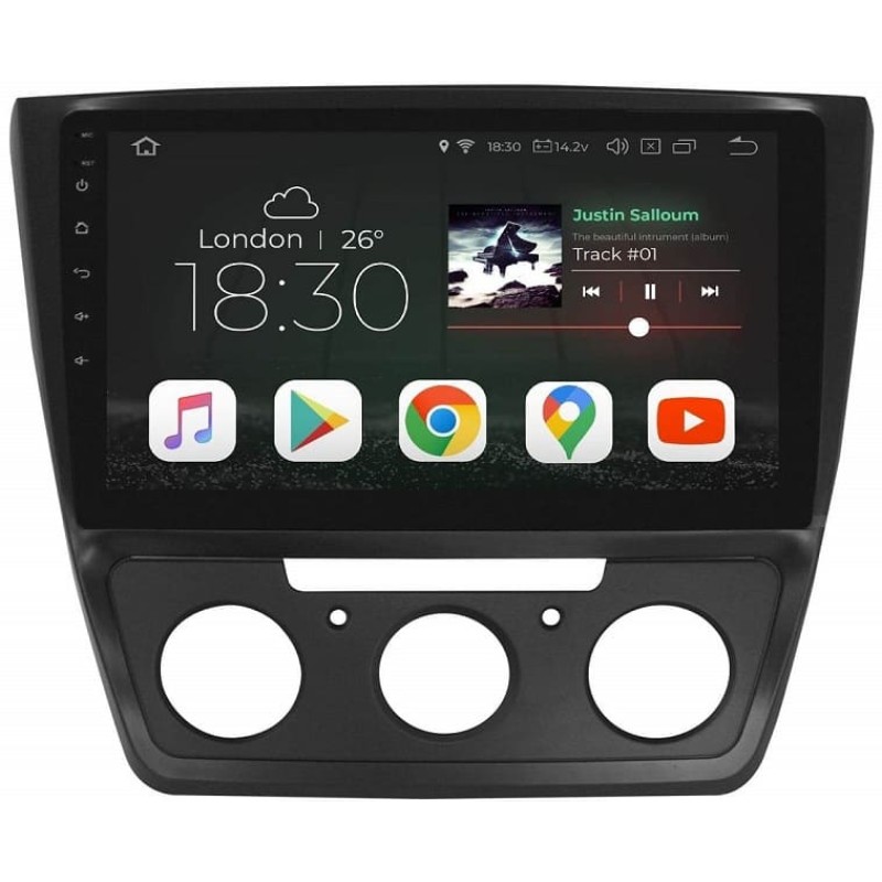 Штатная магнитола 22-1341: 10.1-inch для SKODA YETI 2009-2017 - A18