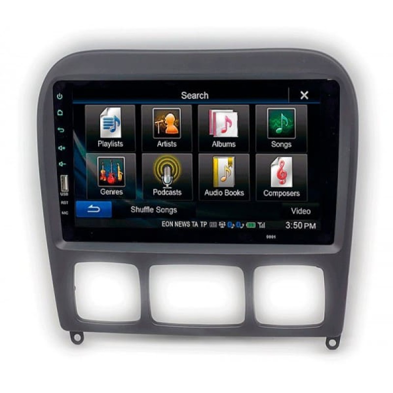 Штатная магнитола 22-135: 9-inch для MERCEDES-BENZ S-CLASS (W220) 1998-2005 - Q9