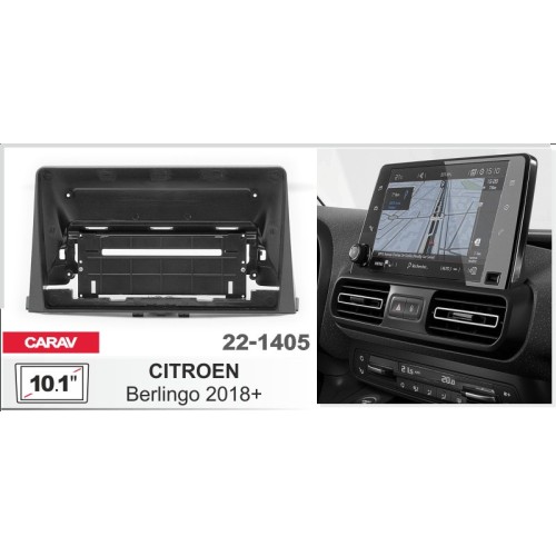 Штатная магнитола 22-1405: 10.1-inch для CITROEN BERLINGO 2018-2024 - A6