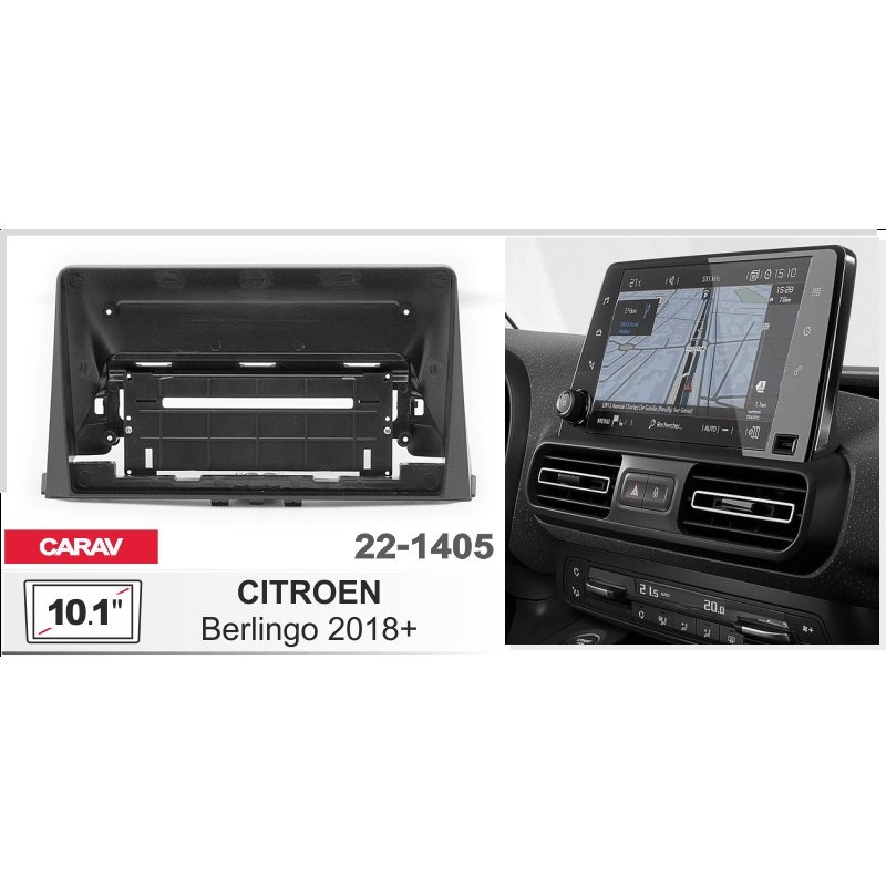 Штатная магнитола 22-1405: 10.1-inch для CITROEN BERLINGO 2018-2024 - A6