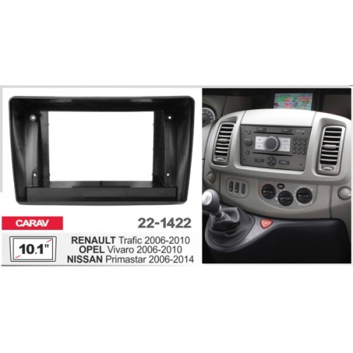Sistem multimedia audio BORD 22-1422: 10.1-inch RENAULT TRAFIC 2006-2010 - Q7