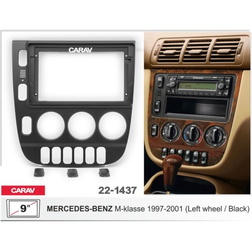 Штатная магнитола 22-1437: 9-inch для MERCEDES-BENZ M-CLASS 1997-2001 - A7