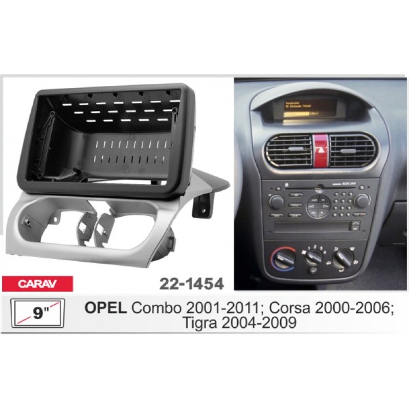 Штатная магнитола 22-1454: 9-inch для OPEL COMBO 2001-2011, CORSA 2000-2006, TIGRA 2004-2009 - Q7