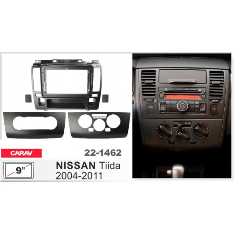Sistem multimedia audio BORD 22-1462: 9-inch NISSAN TIIDA 2004-2011, VERSA 2007-2012 - A10D