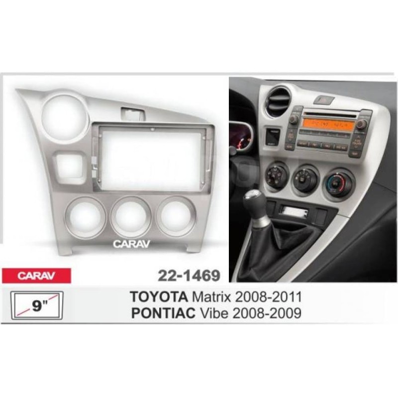 Sistem multimedia audio BORD 22-1469: 9-inch TOYOTA MATRIX 2008-2011 - A7
