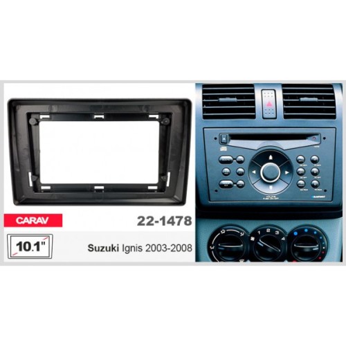 Sistem multimedia audio BORD 22-1478: 10.1-inch SUZUKI IGNIS 2003-2008 - A10D