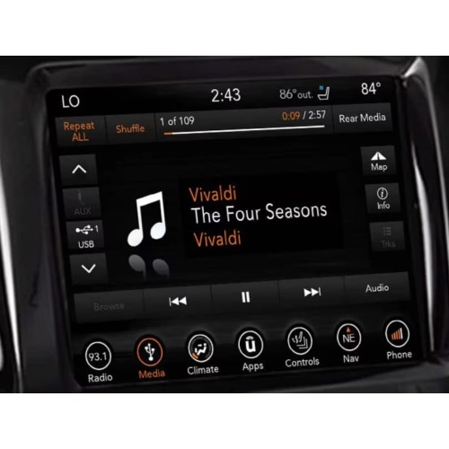 Sistem multimedia audio BORD 22-1517: 10.1-inch JEEP COMPASS 2020-2024 - A6