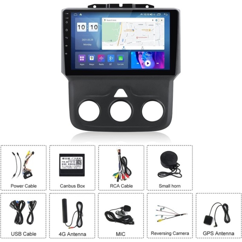 Штатная магнитола 22-1527: 9-inch для DODGE RAM 2013-2019 - A10D